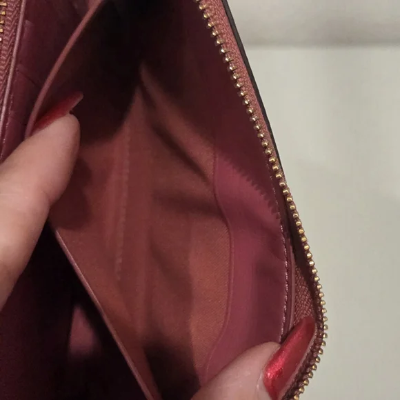 Coach Brown and Raspberry Women's Crossbody Set - Picture 14 of 15